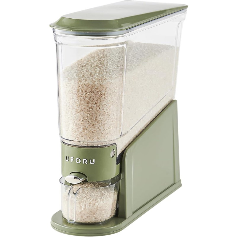 Rice Dispenser Slim Rice Storage Container for Small Space