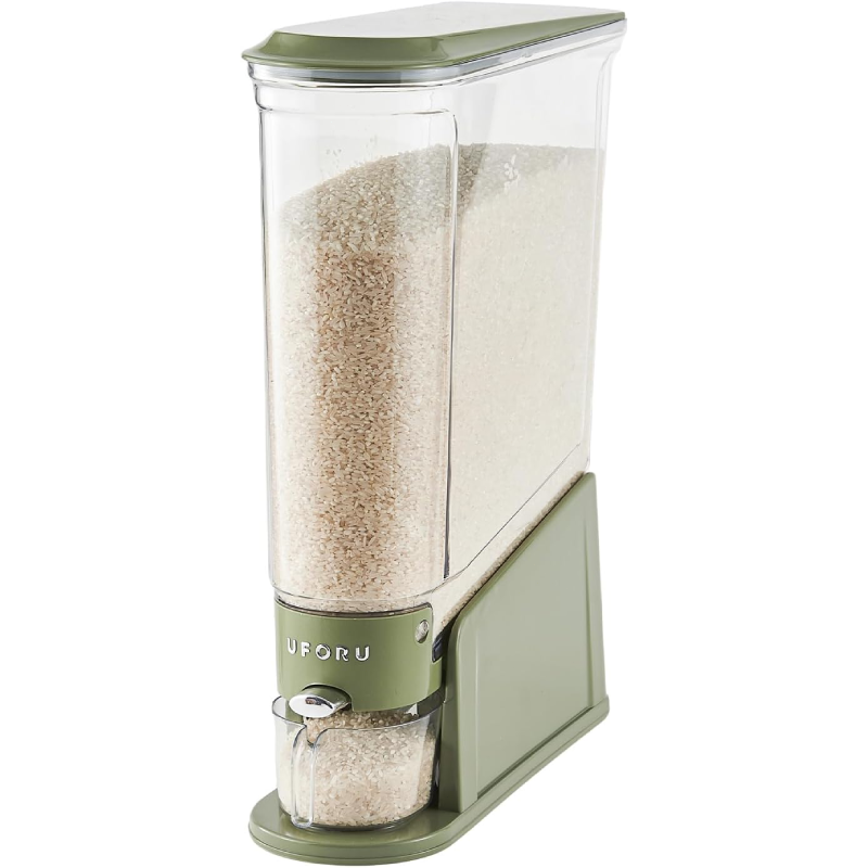 Rice Dispenser Slim Rice Storage Container for Small Space
